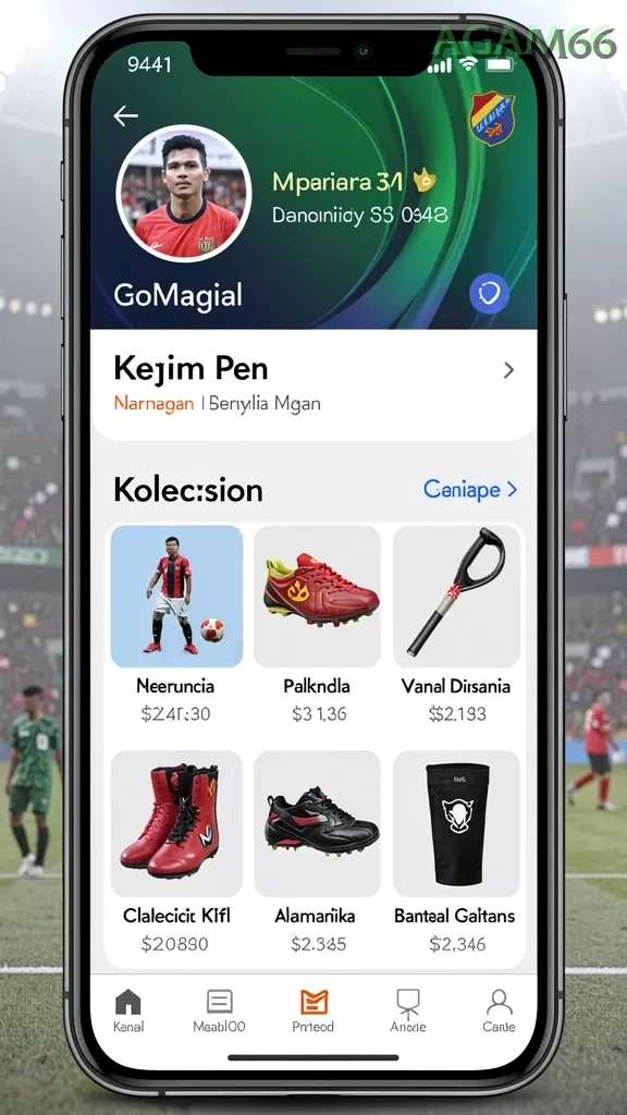 Cuplikan layar menu unduhan agam66 untuk perangkat Android